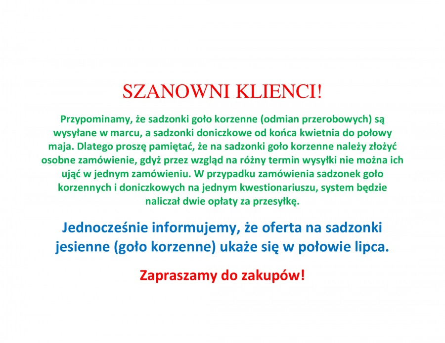 Baner na wiosnę każdego roku